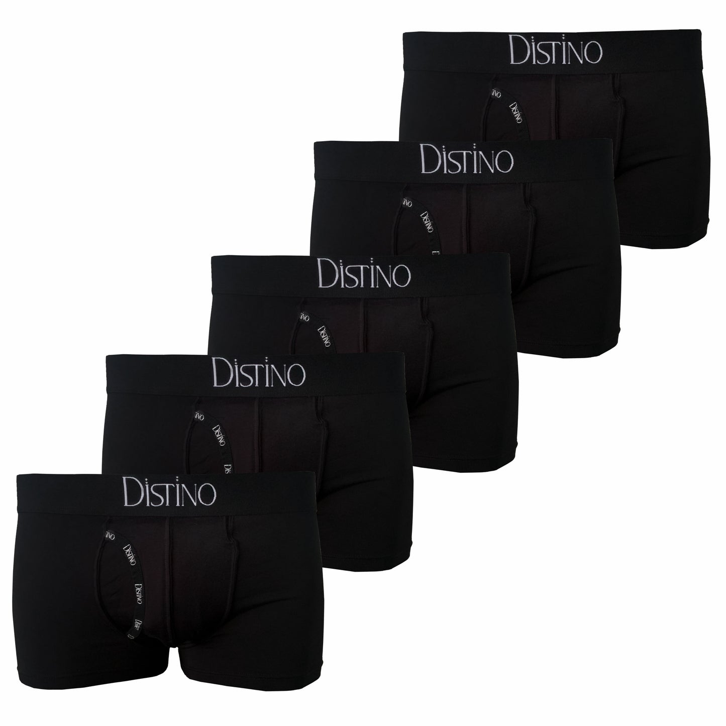 Distino Bamboo Boxer Briefs - (5 Pack Deal)