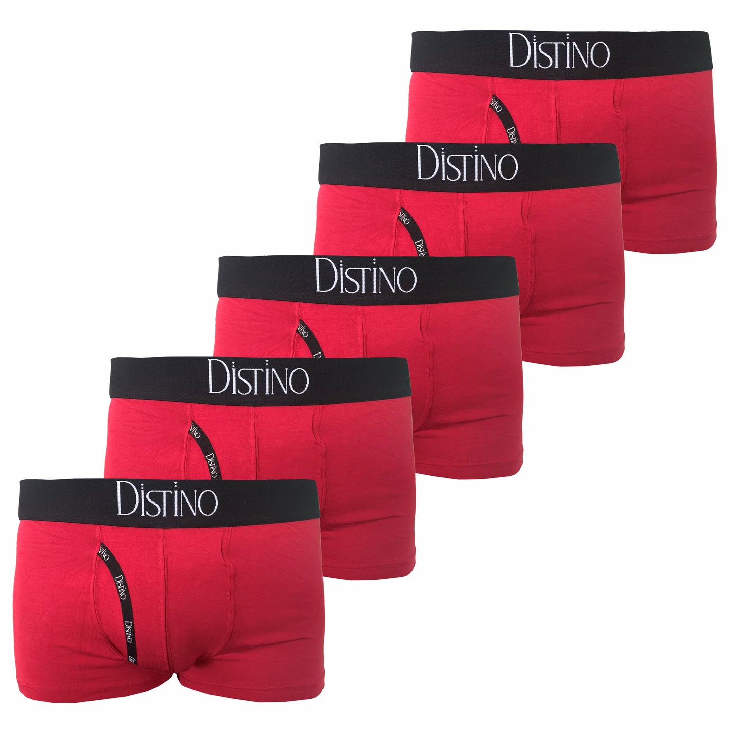 Distino Bamboo Boxer Briefs - (5 Pack Deal)