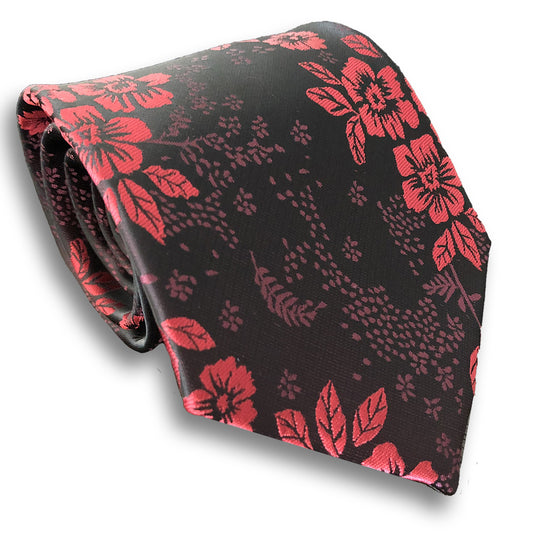 “ORIENTAL RED” POLYESTER TIE