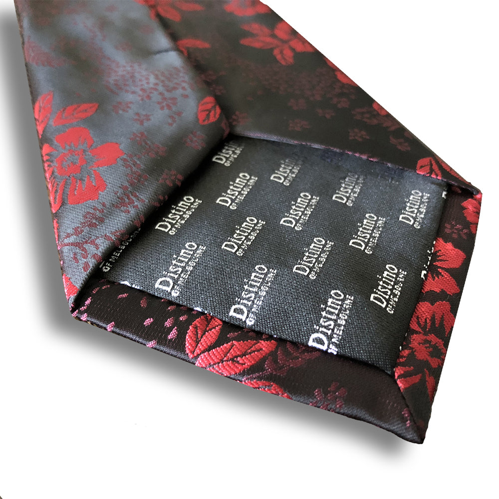 “ORIENTAL RED” POLYESTER TIE