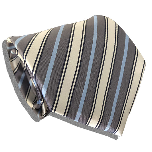 “BANDA BLU” POLYESTER TIE