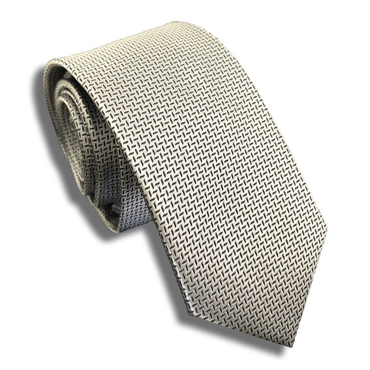 “REAL STEEL” SKINNY POLYESTER TIE