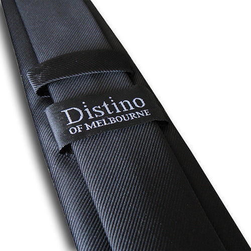 “BLACK” SKINNY POLYESTER TIE