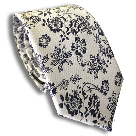 “ORIENTAL” SKINNY POLYESTER TIE