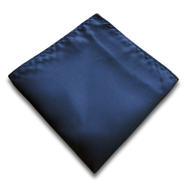 "JET BLACK" POCKET SQUARE HANDKERCHIEF