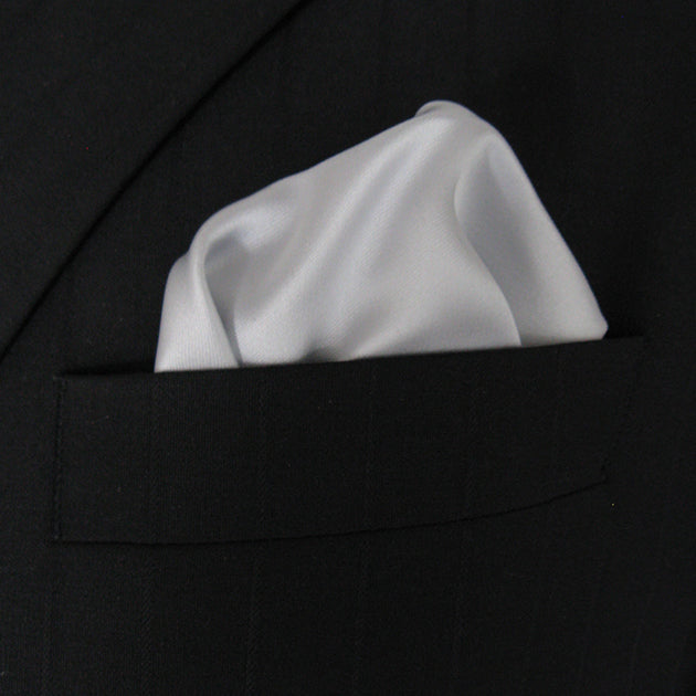 "IVORY" POCKET SQUARE HANDKERCHIEF