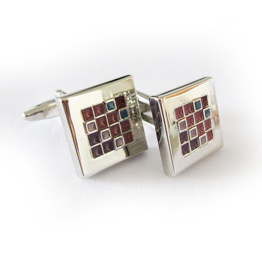 “Rosso Quadrata” Cufflinks