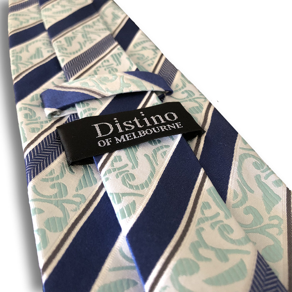 “PERSIAN BLUE” SILK NECK TIE