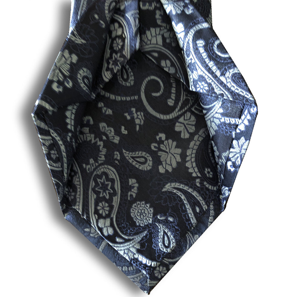 “PENCHANT FOR PAISLEY” SEVEN FOLD SILK NECK TIE